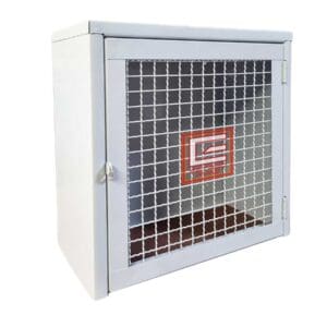 Abrigo para registro de gás padrão COMGÁS 50x50x25 cm branco