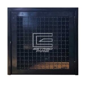 Abrigo Para Registro Gás Padrão COMGÁS 50x50x25 cm - Preto