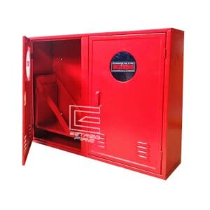 Caixa de abrigo para hidrante duplo para mangueira sobrepor 90x120x30 cm - Fábrica Estribofire